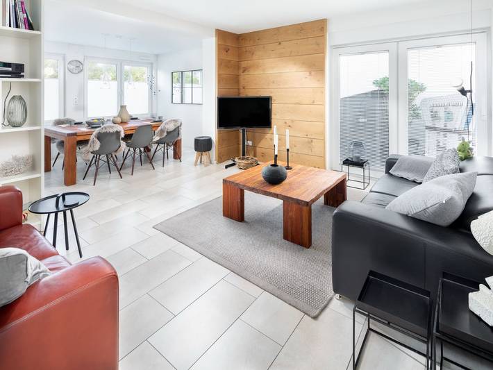 Ferienhaus für 6 Personen, mit Terrasse und Garten, kinderfreundlich in