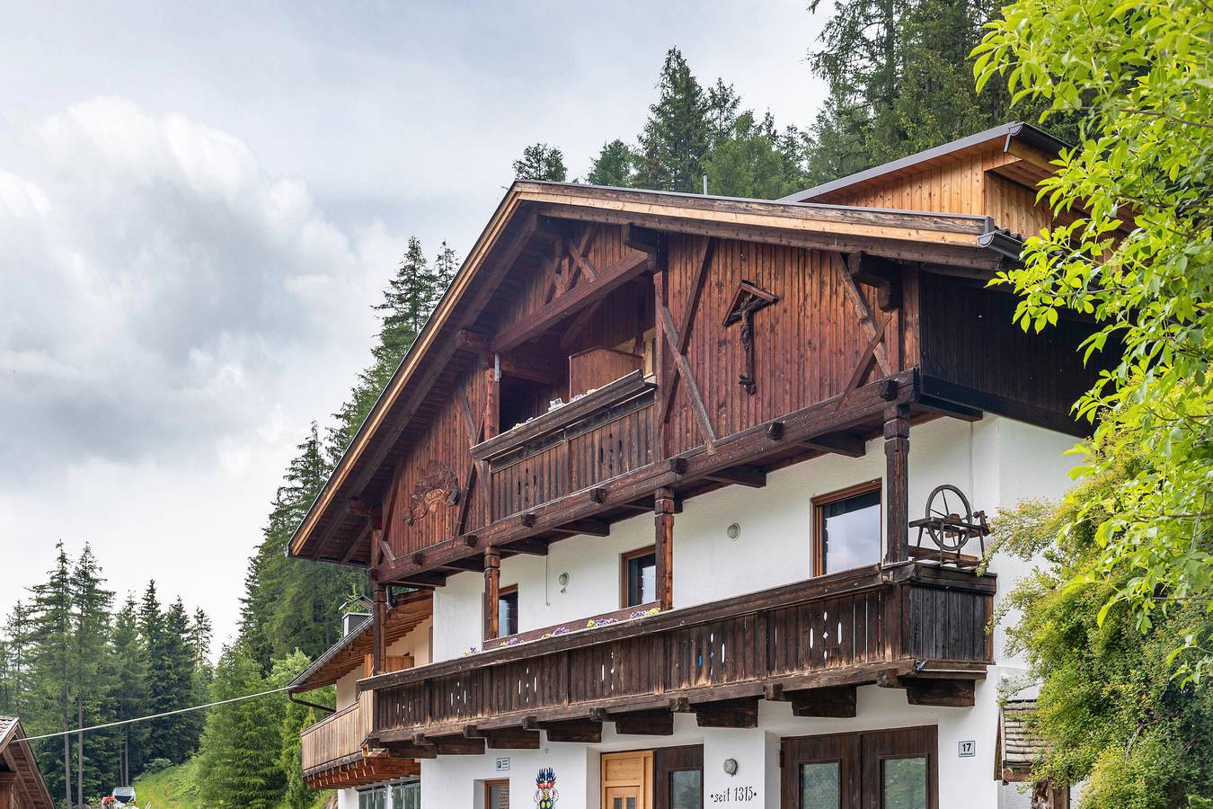 Ganze Wohnung, Ferienwohnung "Mountainfarm Innertrein Wald" mit Bergblick, Balkon und Wlan in Steinhaus (Ahrntal), Ahrntal