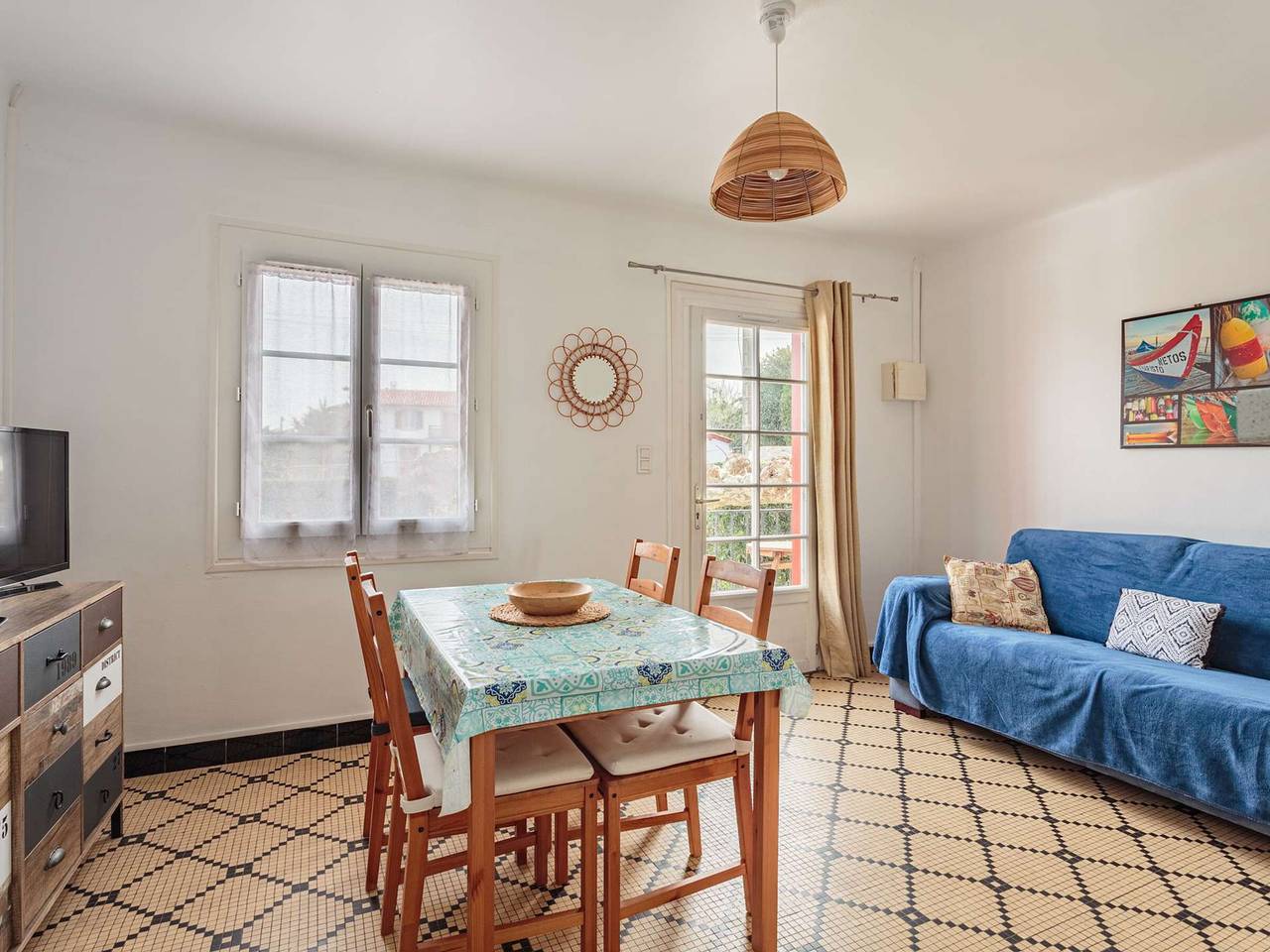 Appartement entier, Appartement au calme à 300 m des plages, 2 chambres, parking, jardin, Guéthary in Guéthary, Région de Bayonne