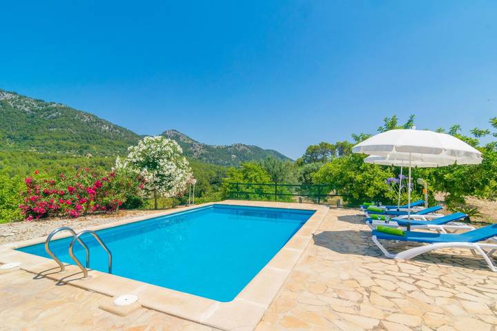 Cantabou Sa Coma D'Inca - Ferienhaus mit privaten Pool in Moscari. Wifi gratis in Selva, Mallorca Inselmitte