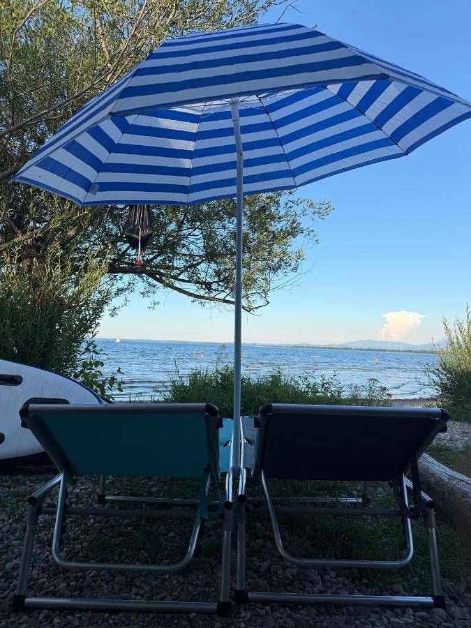 Camping für 2 Personen, mit Balkon und Terrasse sowie Garten und Seeblick in Oberbayern - 2