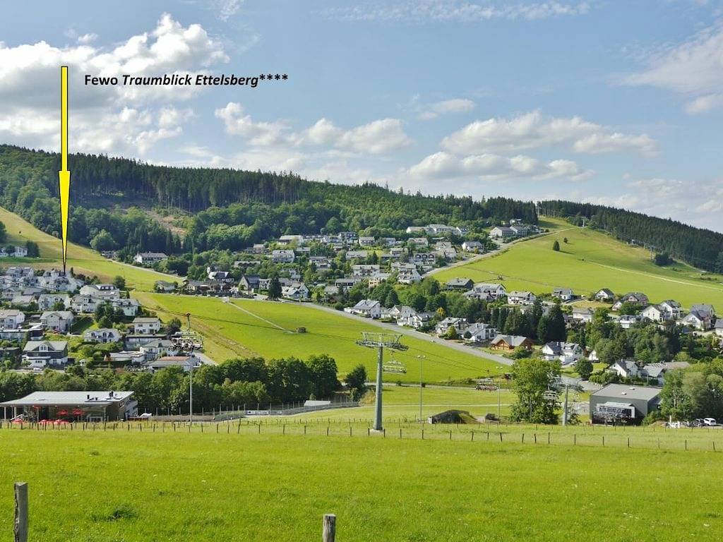 Traumblick am Sonnenlift in Willingen, die Mittelgebirge