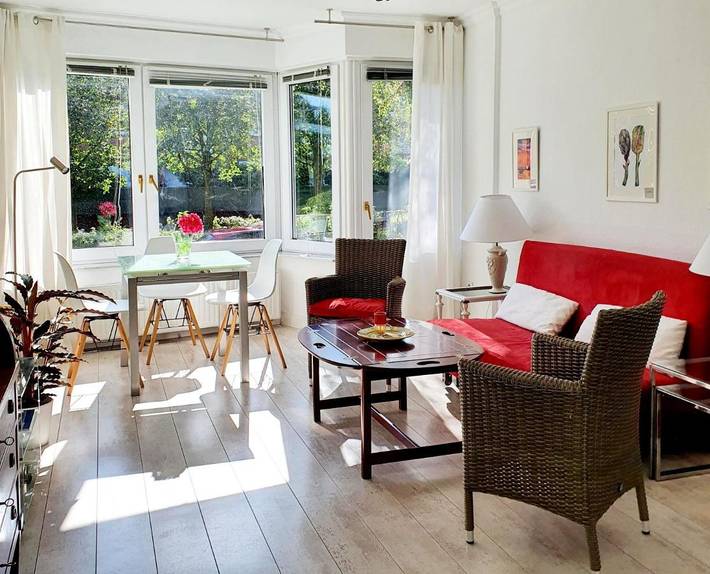 Ferienwohnung für 4 Personen, mit Balkon und Ausblick in Niendorf Hamburg