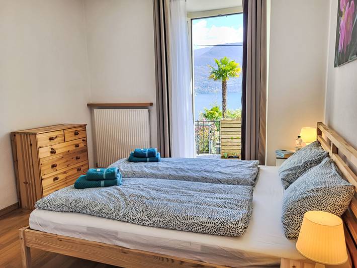 Ferienwohnung für 3 Personen, mit Terrasse und Seeblick sowie Ausblick in Brissago - 4