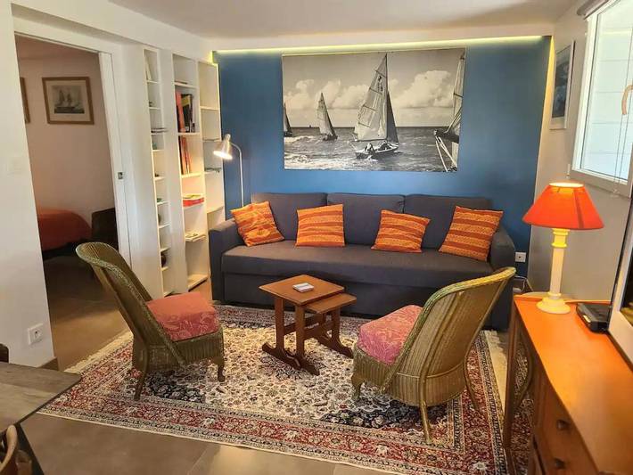 Gîte pour 2 personnes, avec terrasse à Agon-Coutainville