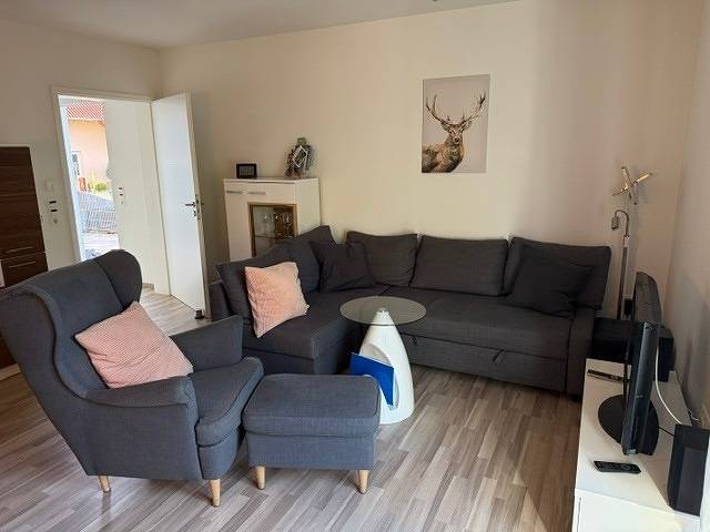 Ferienwohnung für 4 Personen, mit Terrasse und Garten sowie Ausblick in Rhodt unter Rietburg