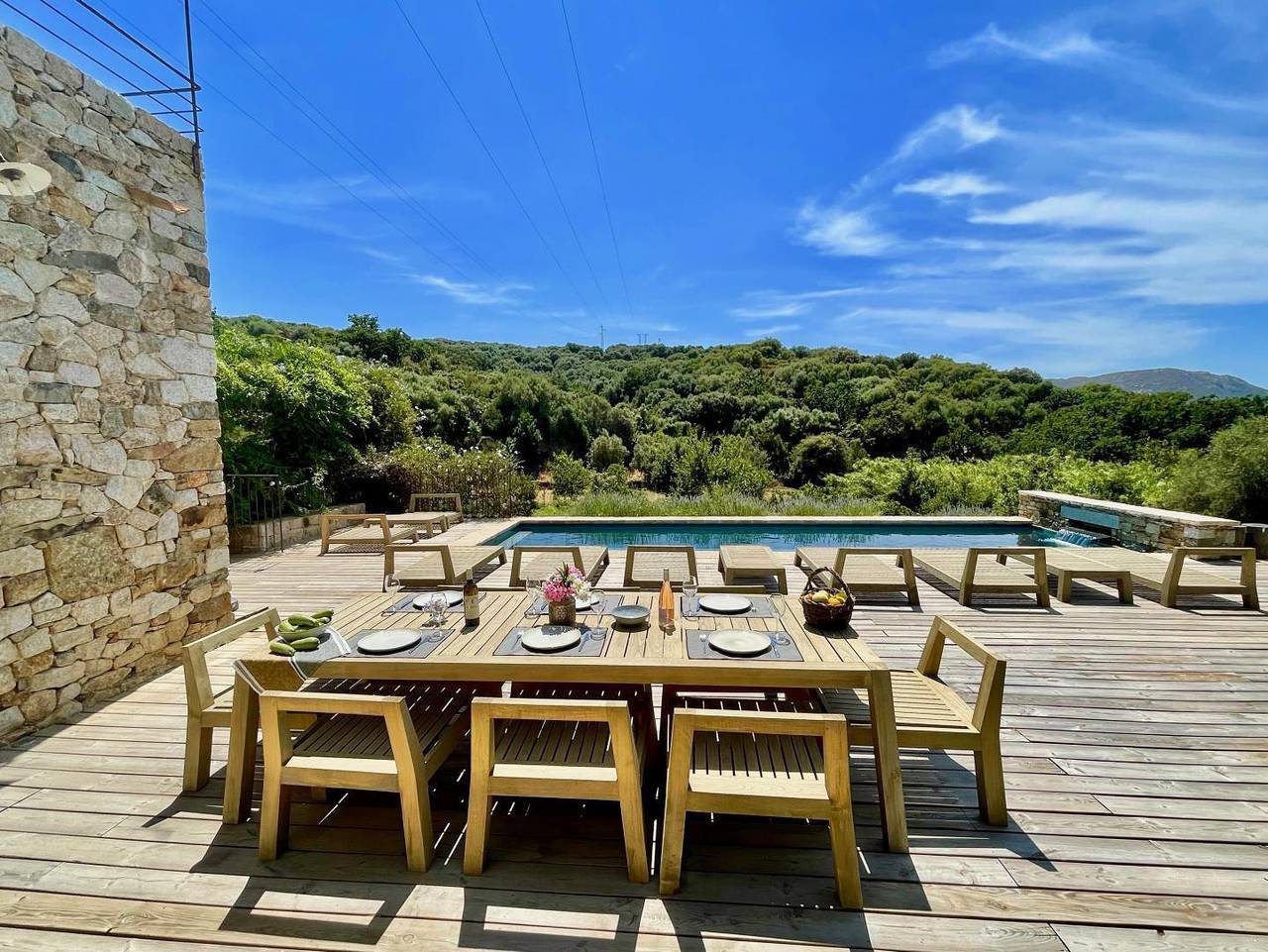 A Casa Bianca in Pigna (Córcega), Region de Calvi