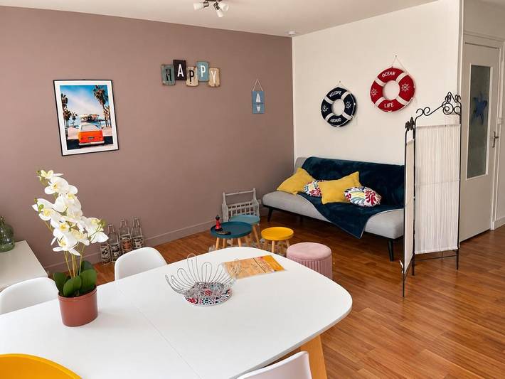 Appartement de vacances pour 4 personnes, avec Vue