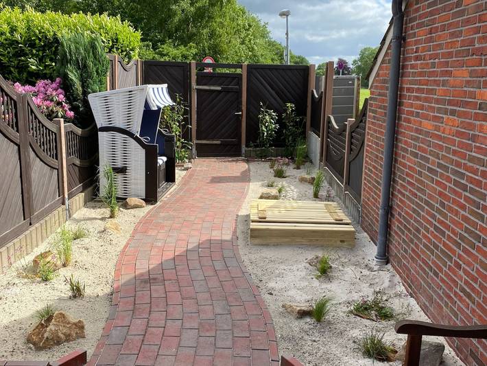 Ferienwohnung für 5 Personen, mit Terrasse und Garten am Jadebusen