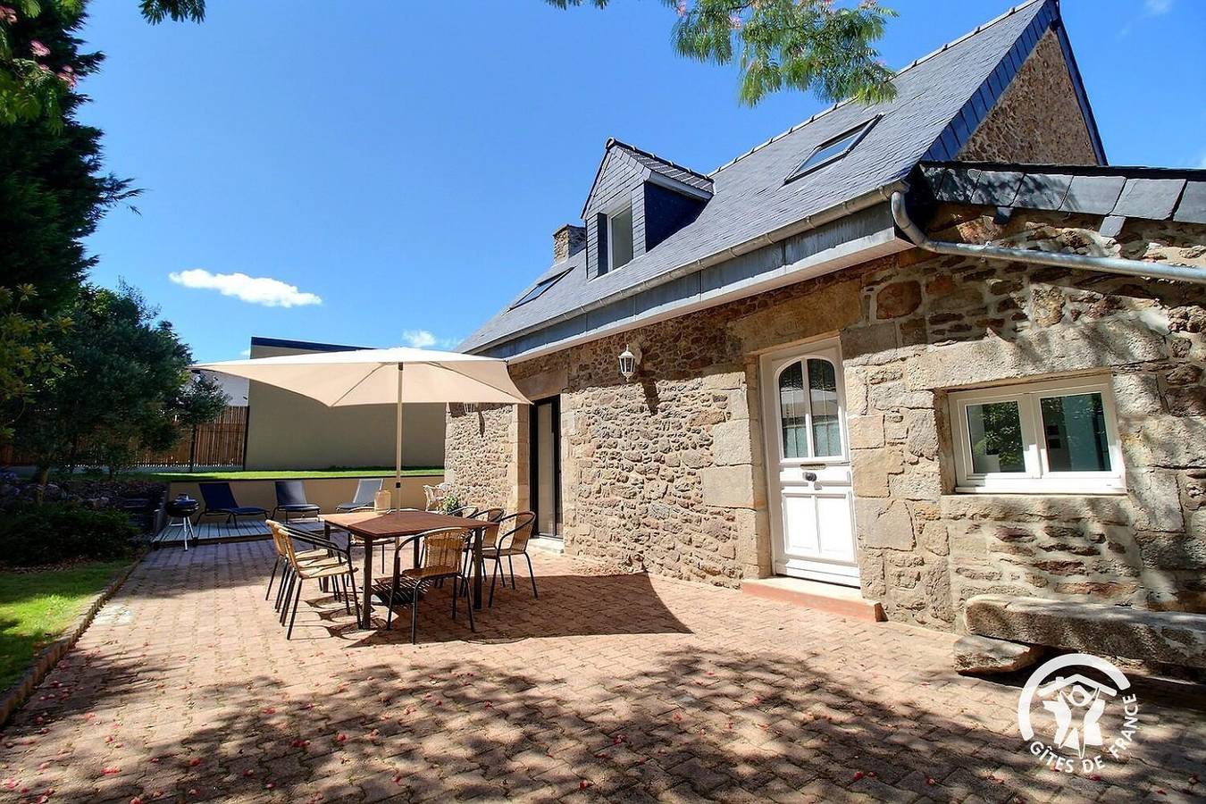 Le jardin de l'hôtellerie in Bourseul, Région de Dinan