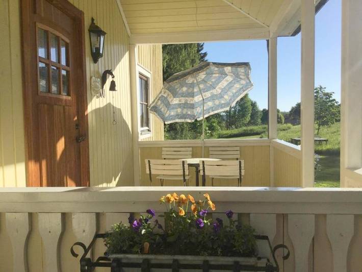 Chalet för 5 Personer, med Terass samt Trädgård och Utsikt i Östersund