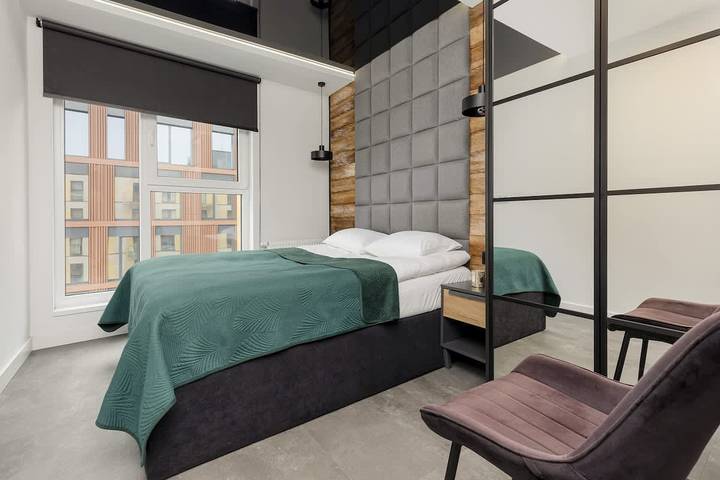 Ganze Wohnung, Modern Apartment | 2 Bedrooms | Parking. in Łódź, Region Lodz