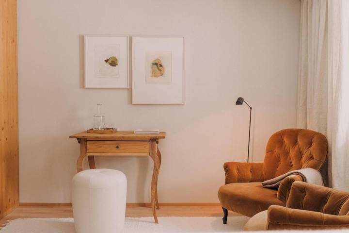 Maison d’hôte pour 3 personnes, avec jardin ainsi que vue et sauna à Lech - 4