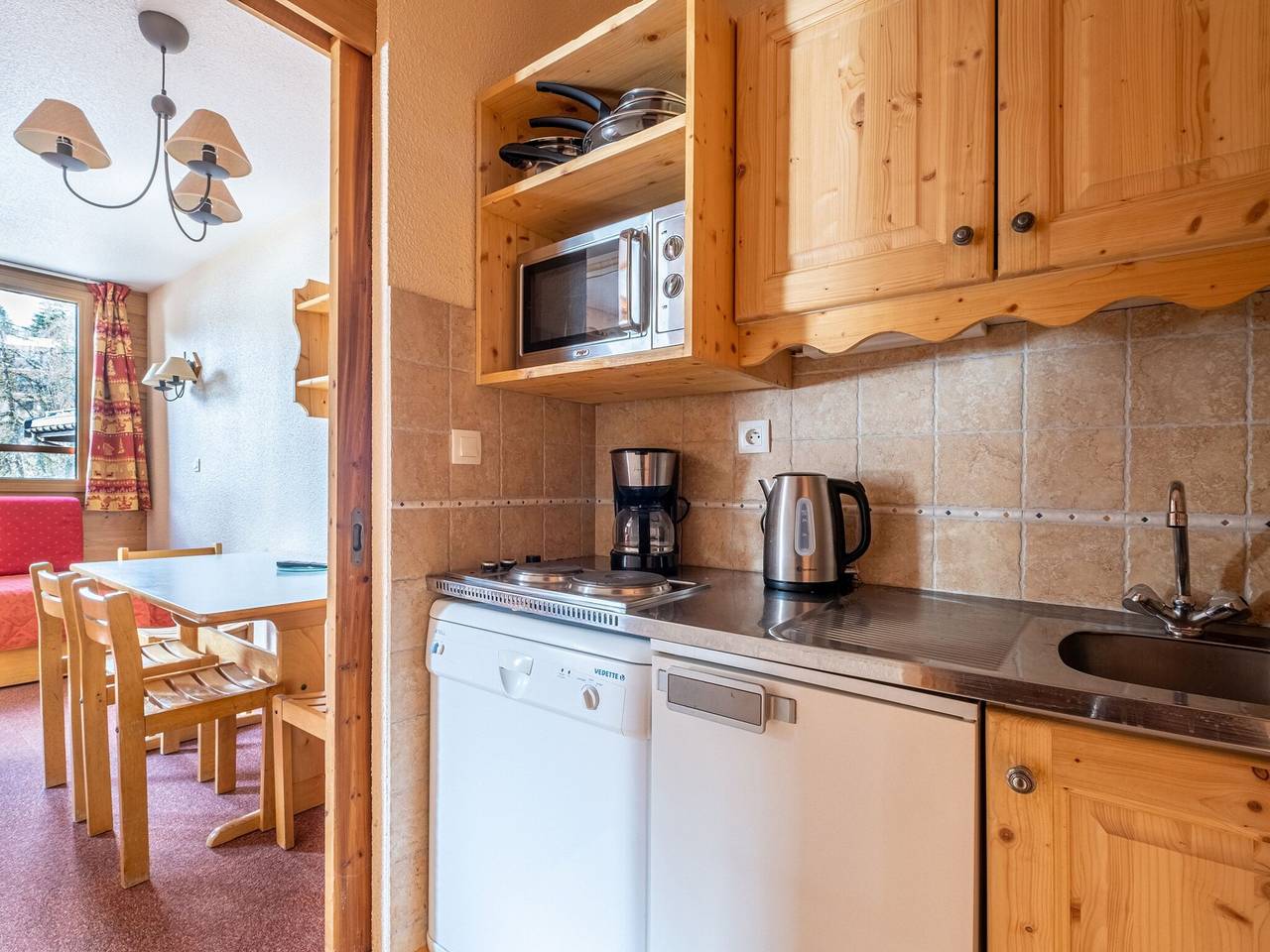 Studio in Doucy with Mountain Views in Doucy, La Léchère