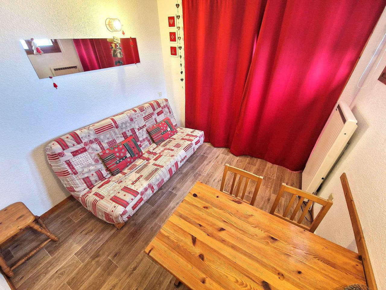 Ganzes Studio, Studio für 4 in Valfréjus, Balkon, Tv, Skiraum in Valfréjus, Modane