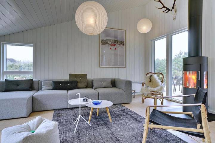 Modernes Ferienhaus mitten in den Dünen – Hjelmevej 23 in Henne, Varde