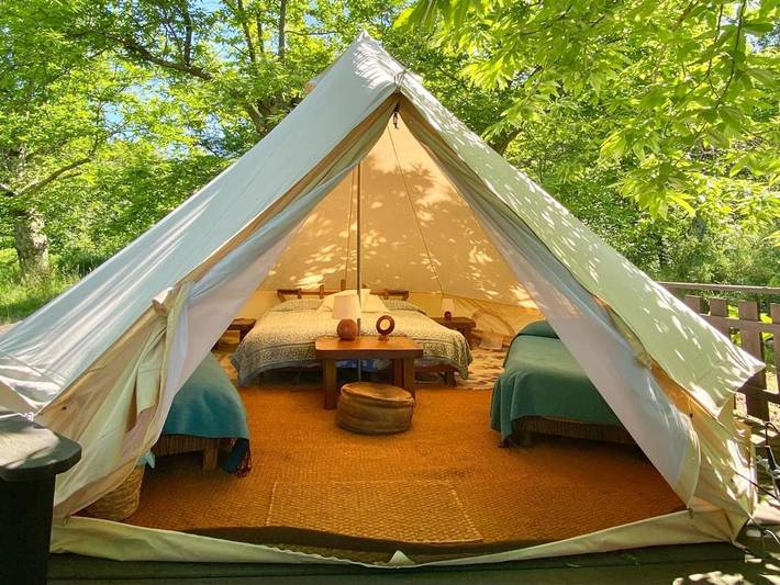 Camping für 4 Personen, mit Balkon und Terrasse sowie Garten und Pool in der Maremma - 2