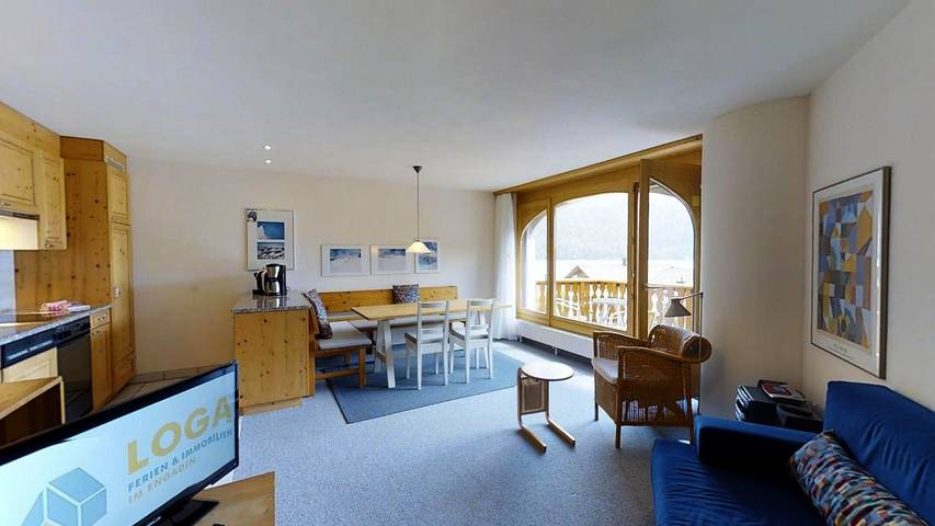 Ferienwohnung für 2 Personen, mit Ausblick und Balkon sowie Seeblick - 1