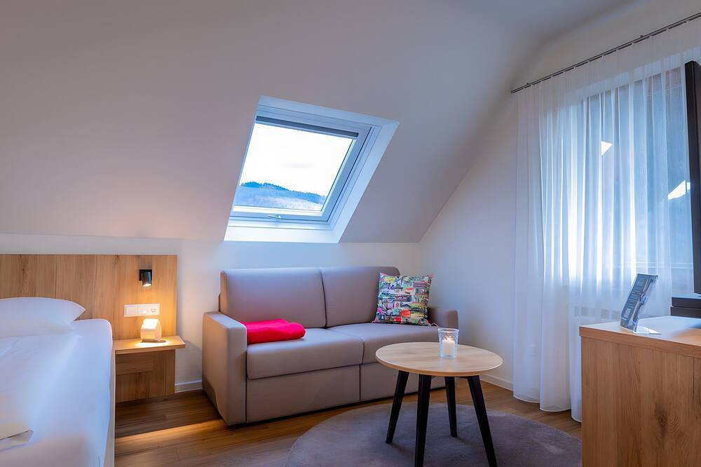 Ganze Wohnung, Apartment im Gästehaus Gehri mit Blick über Landschaft, ruhig, zentral und mit Wohlfühlcharakter in Waldkirch, Südschwarzwald