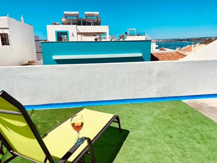 Ferienhaus für 4 Personen, mit Balkon und Terrasse sowie Garten und Ausblick
