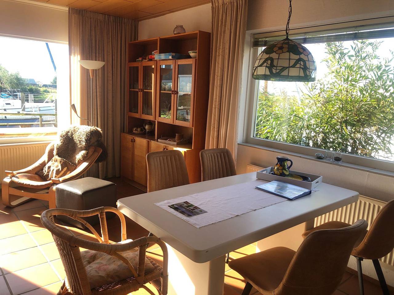 Vakantiehuis in Warns met eigen aanlegsteiger in IJsselmeer