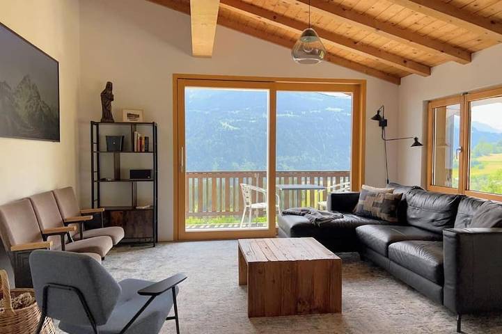 Chalet für 10 Personen, mit Garten in Laax