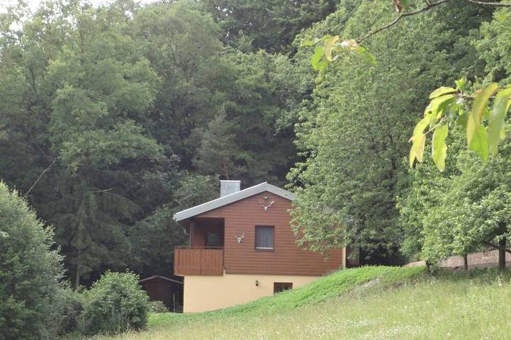 Ferienhaus für 5 Personen, mit Garten und Sauna sowie Balkon und Whirlpool, mit Haustier im Steigerwald