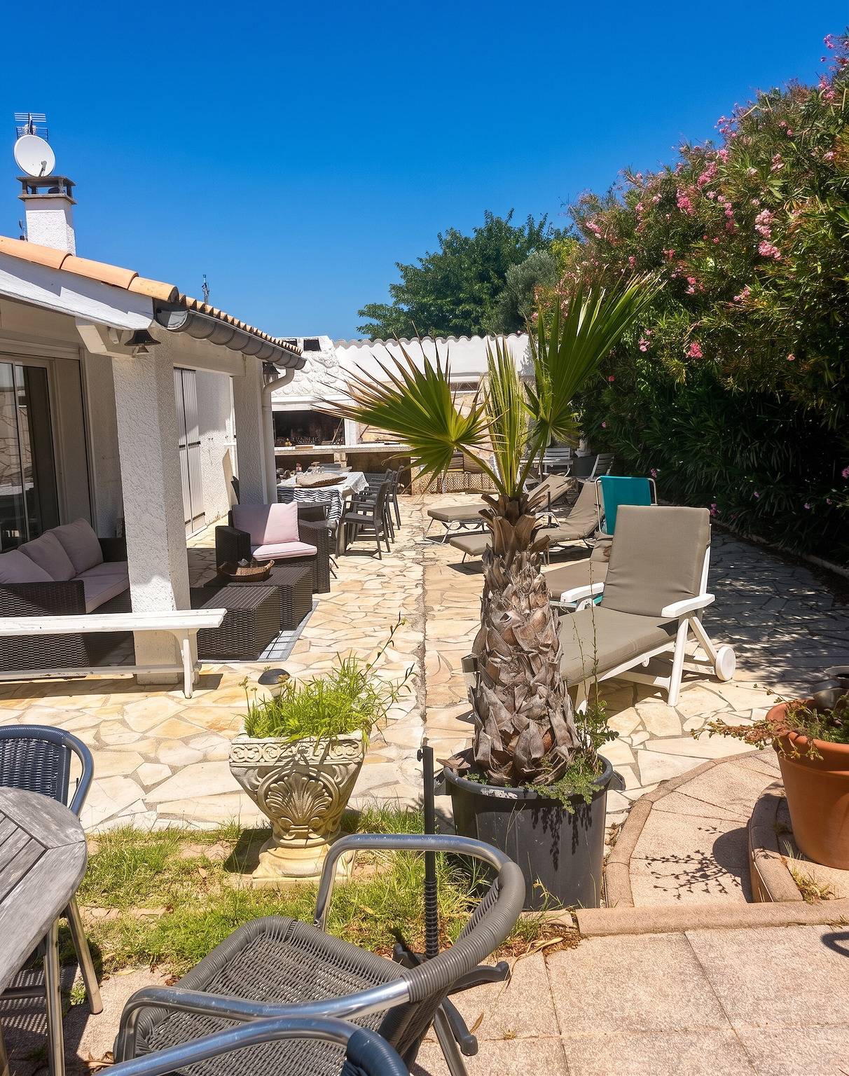 Charmantes Haus in Marseillan mit großem Garten und Terrasse in Marseillan, Mittelmeerküste (Frankreich)