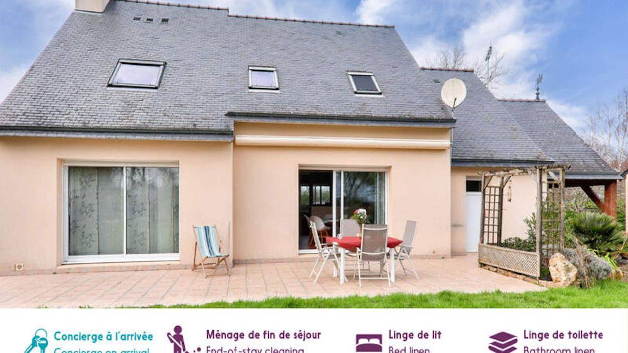 Apartamento vacacional entero, Ferienwohnung für 8 Personen (125 m²) in Le Tour-du-Parc in Le Tour-du-Parc, Côte des Mégalithes