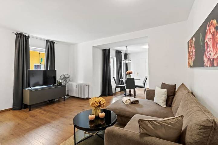 Ferienwohnung für 4 Personen, mit Balkon und Garten