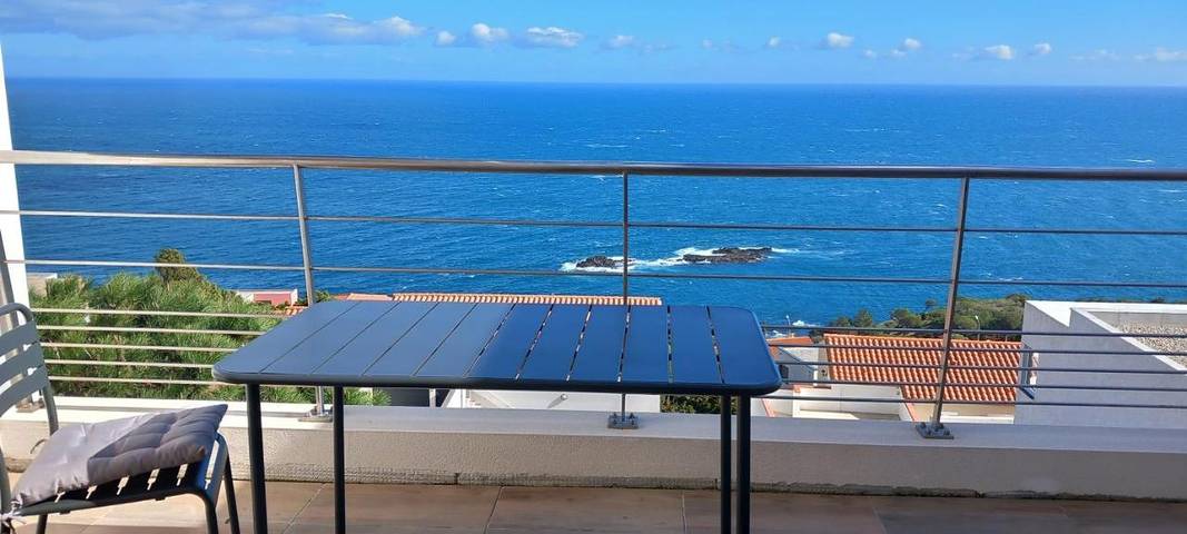 Chambre d’hôte pour 3 personnes, avec Balcon ainsi que Terrasse et Vue à Cerbère