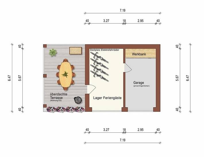 Ferienwohnung für 6 Personen, mit Terrasse und Garten im Emsland - 3