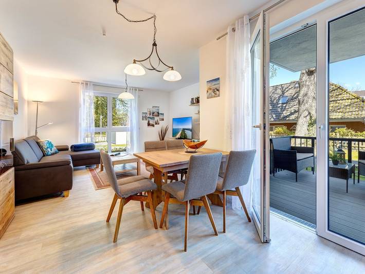 Ferienwohnung für 6 Personen, mit Balkon in Kölpinsee