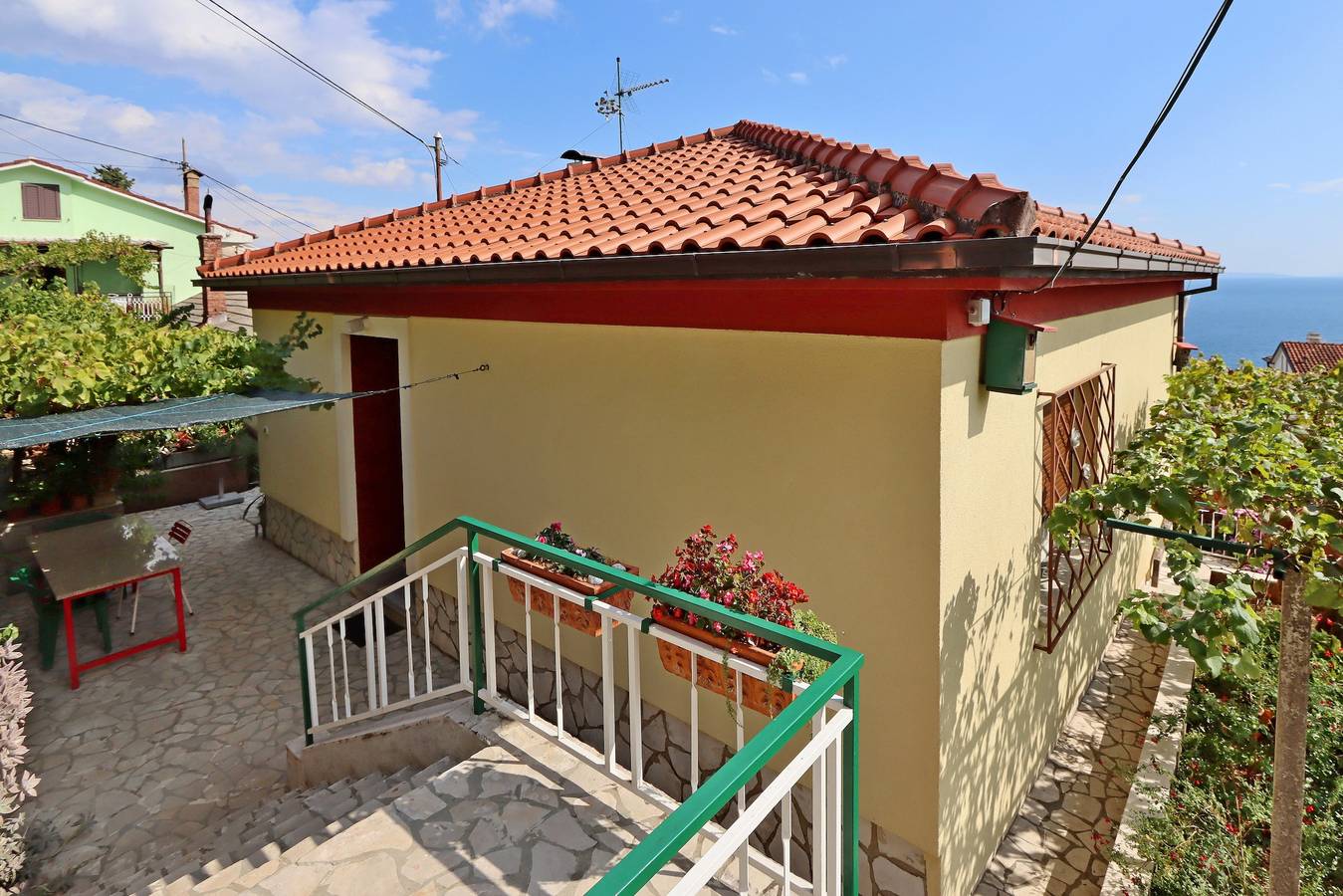 Entire apartment, One bedroom apartment with terrace and sea view Ičići, Opatija A-7788-a in Icici, Opatija Riviera