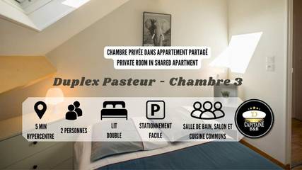 Chambre d’hôte pour 2 personnes à Troyes