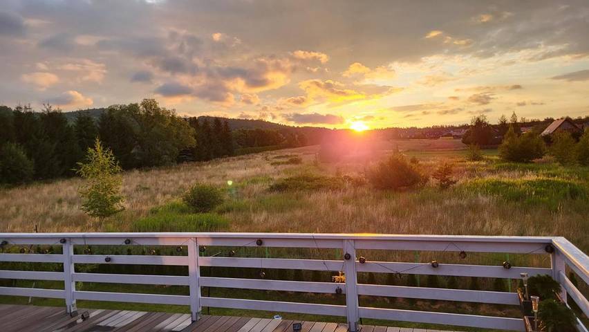 Ferienwohnung für 5 Personen, mit Ausblick und Garten