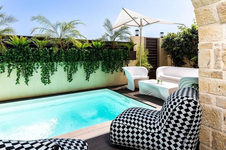 Villa per 6 persone, con piscina e giardino nonché panorama a Bali (Grecia)