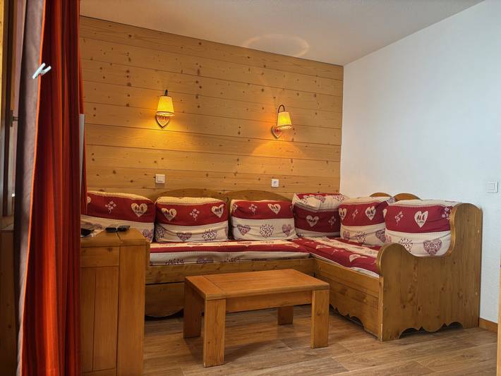 Chalet pour 5 personnes, avec balcon dans La Plagne