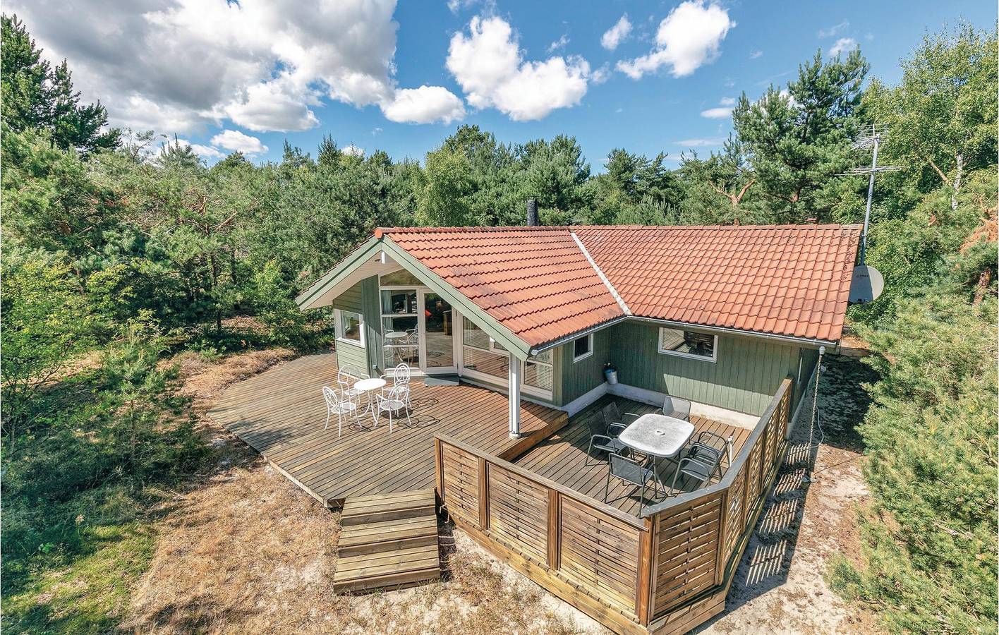 Ferienhaus für 6 Personen mit Terrasse in Østre Sømarken, Pedersker