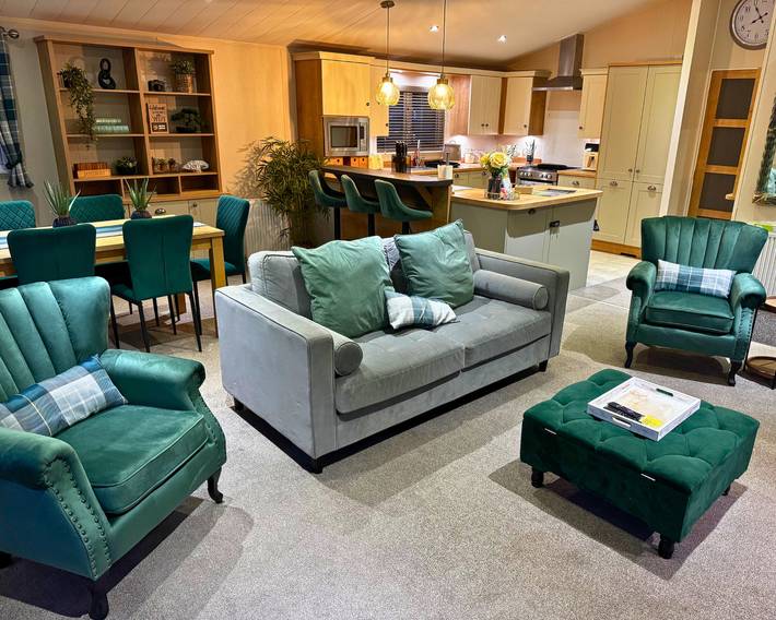 Lodge für 6 Personen, mit Balkon und Seeblick, mit Haustier in England