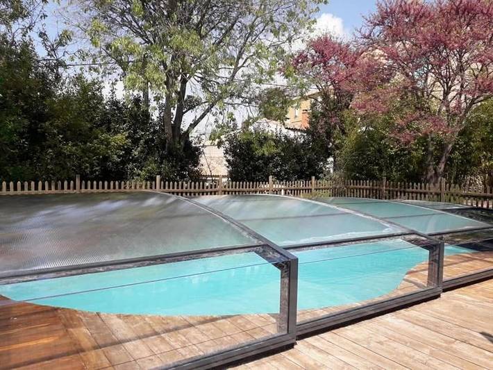 Location de vacances pour 8 personnes, avec piscine ainsi que vue et jardin, animaux acceptés à Puimisson - 4