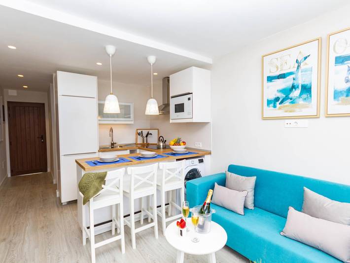 Apartamento para 6 personas, con jardín y piscina además de terraza y piscina para niños, Familias con niños en Playa del Inglés