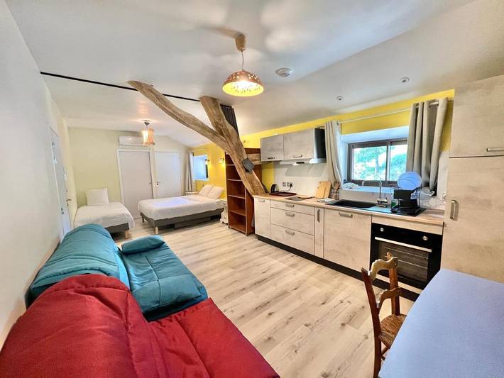 Location de vacances pour 3 personnes, avec vue et jardin à Le Mas-d'Azil - 4