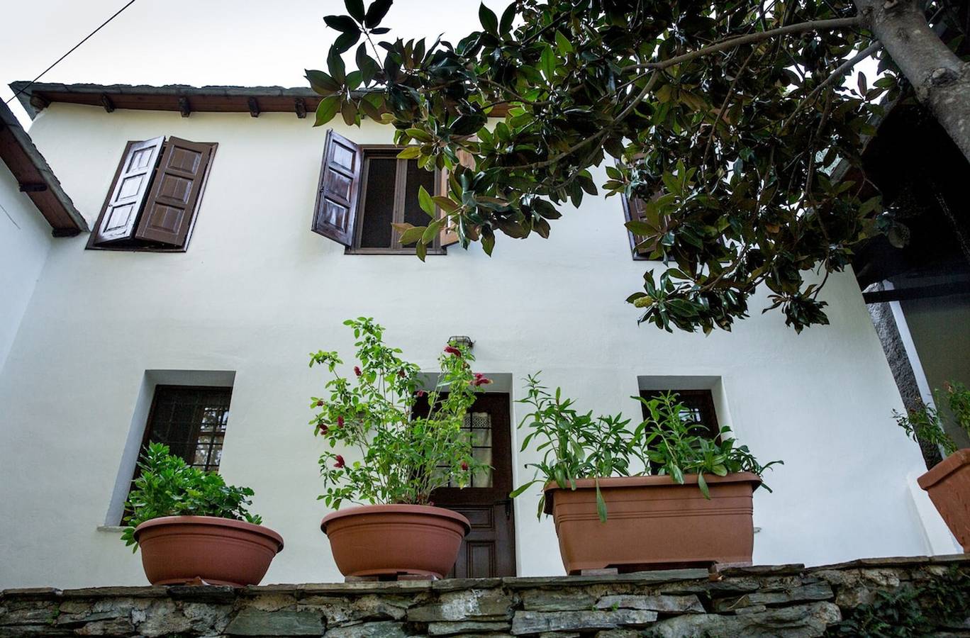 Maison de vacances pour 7 personnes avec balcon in Makrinítsa, Magnisia