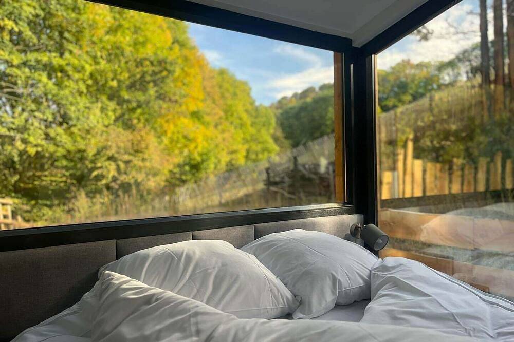 Unusual lodge in a natural setting with private Nordic bath - Alsace in Orbey, Parc naturel régional des Ballons des Vosges