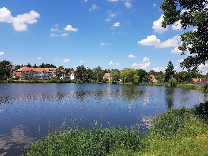 Ferienwohnung für 2 Personen, mit Balkon und Garten sowie Seeblick im Ostharz - 2
