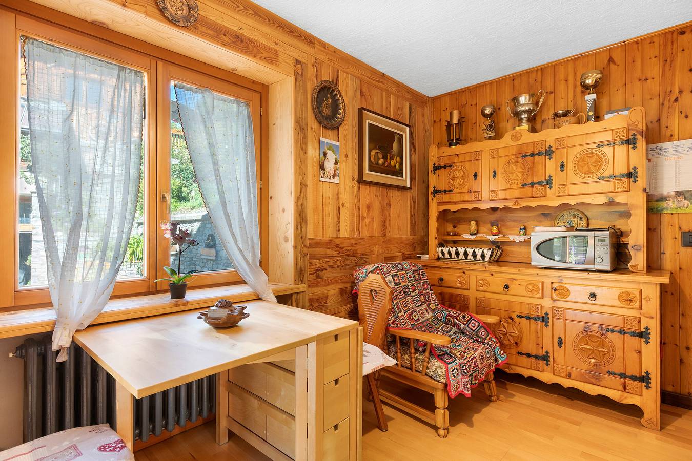 Geheel appartement, Appartement 'Casa Vacanza Famiglia Belli' met Uitzicht op de Bergen, Gedeelde Tuin en Wi-Fi in Rhêmes-Saint-Georges, Ruitor Massief