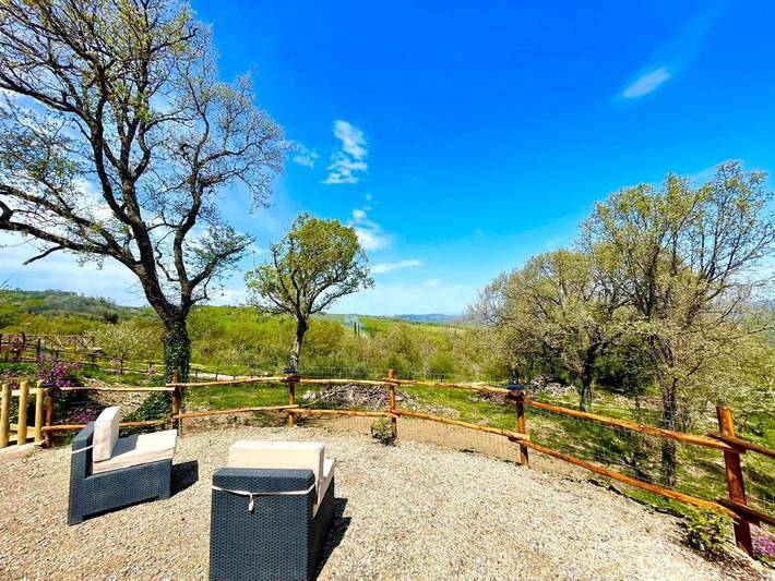 Location de vacances pour 4 personnes, avec vue et jardin à Campiglia d'Orcia - 4