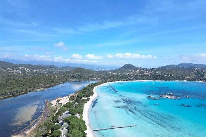 Maison de vacances pour 4 personnes, avec piscine, animaux acceptés dans Santa Giulia