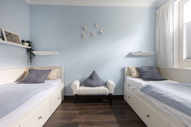 Entire apartment, 5 * Gallery apartment on the beach, 20m² south west roof terrace with outdoor fireplace, priv. sauna in Strand Baabe, Baabe